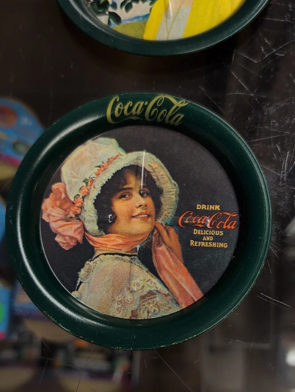 Coca Cola Coaster Set Of 6 Reproduction 1983